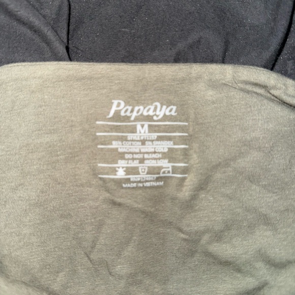 Papaya Green Strapless Crop Top - Picture 3 of 3